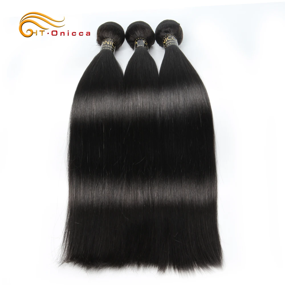 

Straight Hair 1/3/4 Bundles Hair Extensions Brazilian Hair Weave Bundles 8 to 30 Inch Remy Human Hair Bundles Free Shipping