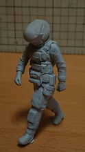 Kit de résine 1/20 M, figurine d'astronaute féminine A.K, Garage non peint