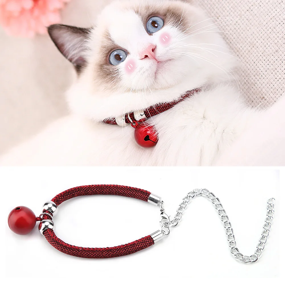 Японский Стиль кошка ошейники для собак красивое колье с котом аксессуар