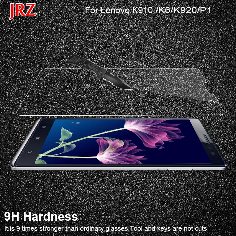 

JRZ Tempered Glass for Lenovo K6 K910 K920 P1 Screen Protector Phone Replacement Easy To Install Film Glass ​