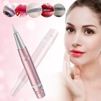 

Microblading Permanent Makeup Tattoo Pen Kit Professional Machine Set Eyebrow Lip Eyeliner Temporary Tattoo Pen Power Supply