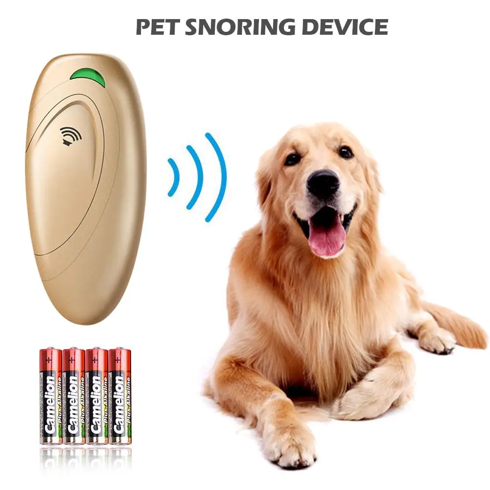 

Ultrasonic Dog Bark Control Anti Barking Device Battery Powered With LED Light Indicator Dog Barking Stopper Pet Supplies