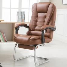 Европейский для работы в компьютере домашний массаж бант член из натуральной кожи может лежать офисный стул для босса