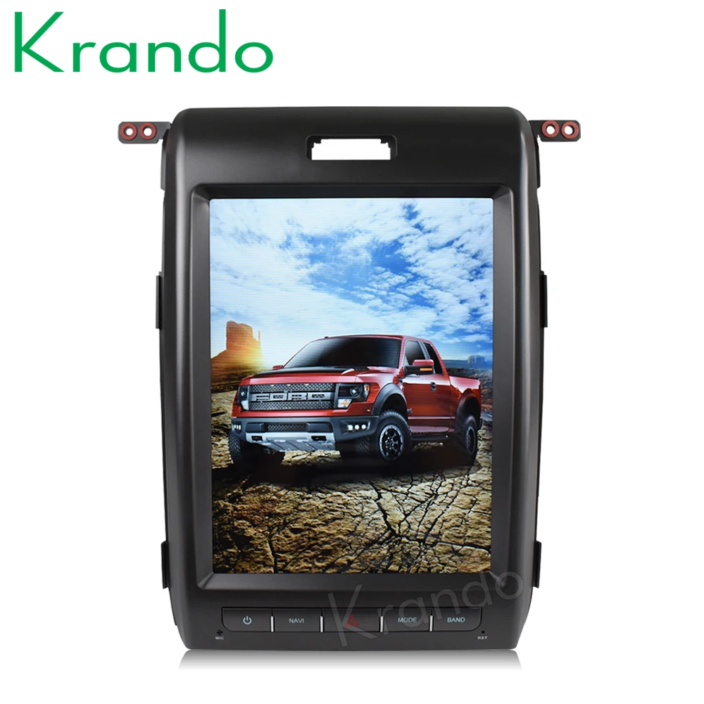 

Krando Android 6.0 12.1" tesla style Vertical screen car radio gps navigation for Ford F150 F-150 2009-2014 multimedia system