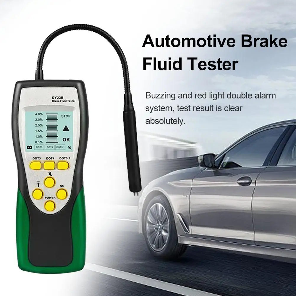 Car Brake Fluid Tester Digital Brake Fluid Inspection Check Car Brake Oil Quality LED Indicator