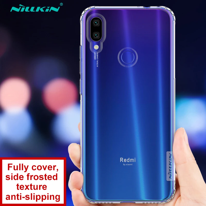 Чехол для Xiaomi Redmi Note 7 Note7 NILLKIN ультратонкие прозрачные мягкие силиконовые чехлы