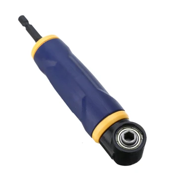 

90 Degree Right Angle Drills Extension Driver Shank Screwdriver 1/4" Hex Drill Bit Socket Holder Adaptor