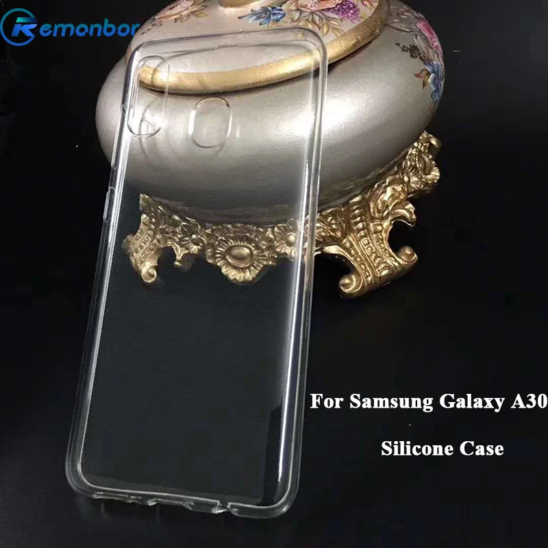 

Remanbor For Samsung Galaxy A30 Transparent Silicone Case Soft Back TPU Cover Replacement For Samsung Galaxy A30 Protective Case