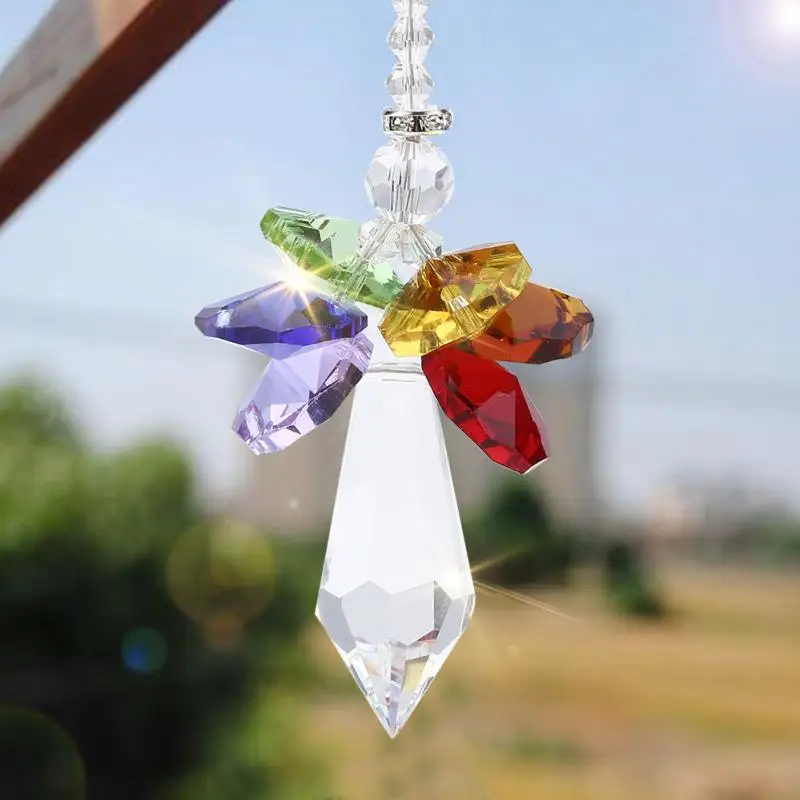 

Prism Pendant Chandelier Crystals Ball Prism Pendant Rainbow Hanging Pendant Xmas Window Decor