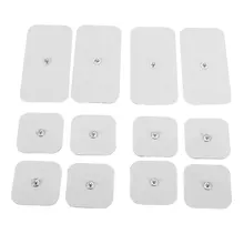 Электродные подушечки, 12 шт., десятки электродов для цифровой терапии, массажер, 8x45x45 мм+ 4x50x100 мм, стимулятор нерва