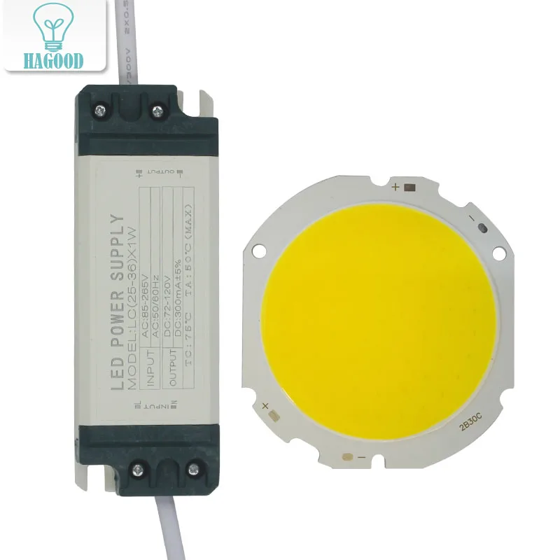 

3W-30W COB led Light board panel for led spotlight lamp led lamp+Plastic Shell LED power supply driver