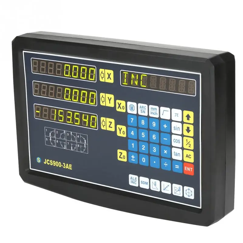

JCS900-3AE Digital Readout Linear Scale Encoder 110-240V EU Plug 50mm/100mm/500mm