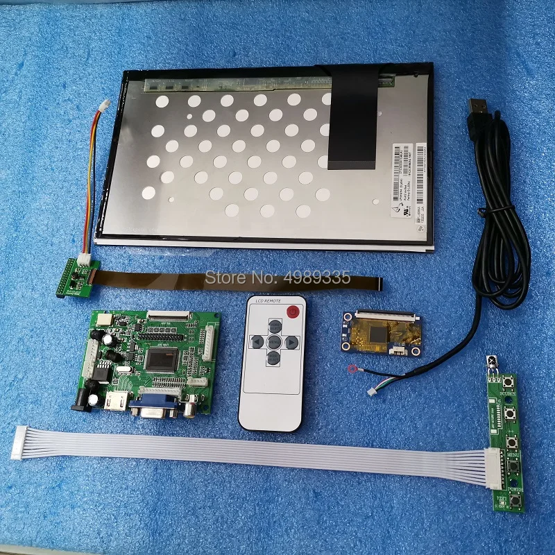 10 дюймовый игровой модуль для мониторинга автомобиля HDMI VGA AV1 AV2 4 источника