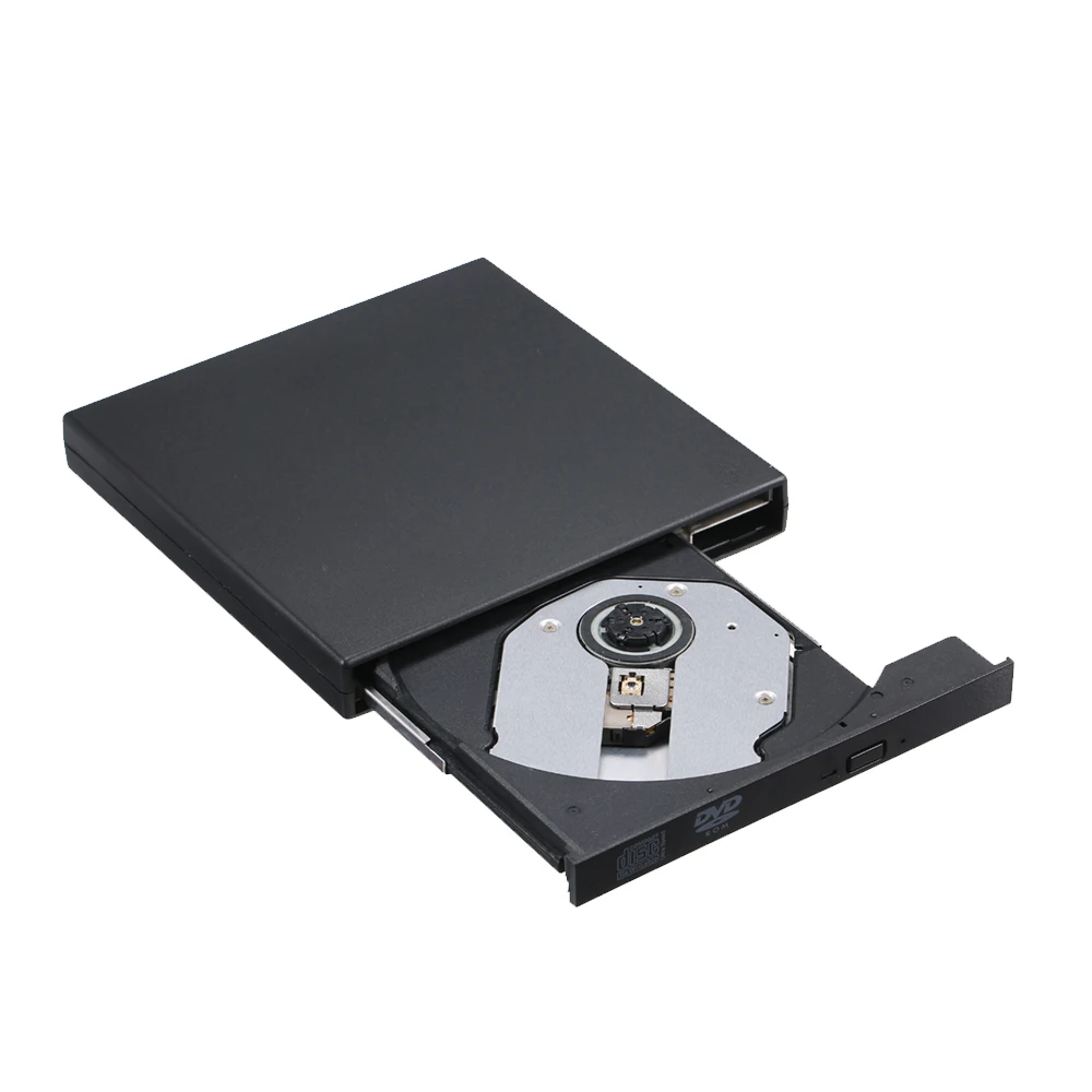 

Portable USB External Drive DVD/CD Reader Player Driver DVD-ROM For Windows Vista IOS Laptops Desktops w/ USB Cable