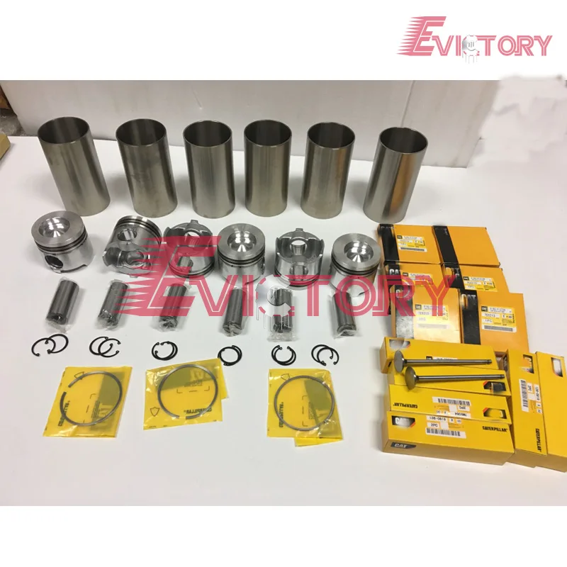 

For Caterpillar engine overhaul kit 3116T 3116DITA 3116 piston + ring cylinder liner full gasket and bearing kit Valve