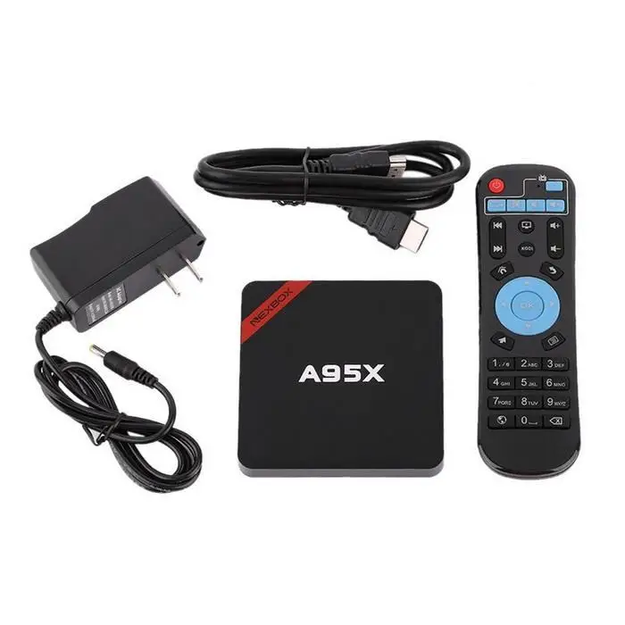 A95X S905 CPU 1 + 8G TV Box Tops Wifi US 2 4G 64 бит медиа 1G плеер многоязычный для 5V Android 5