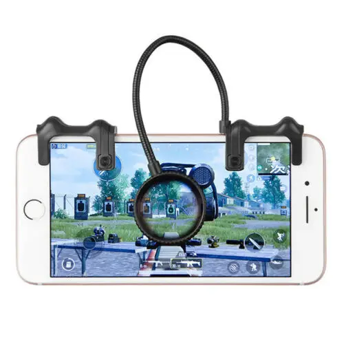 AU L1R1 Gaming Trigger Mobile Phone Fire Button Shooter PUBG Controller V4.0
