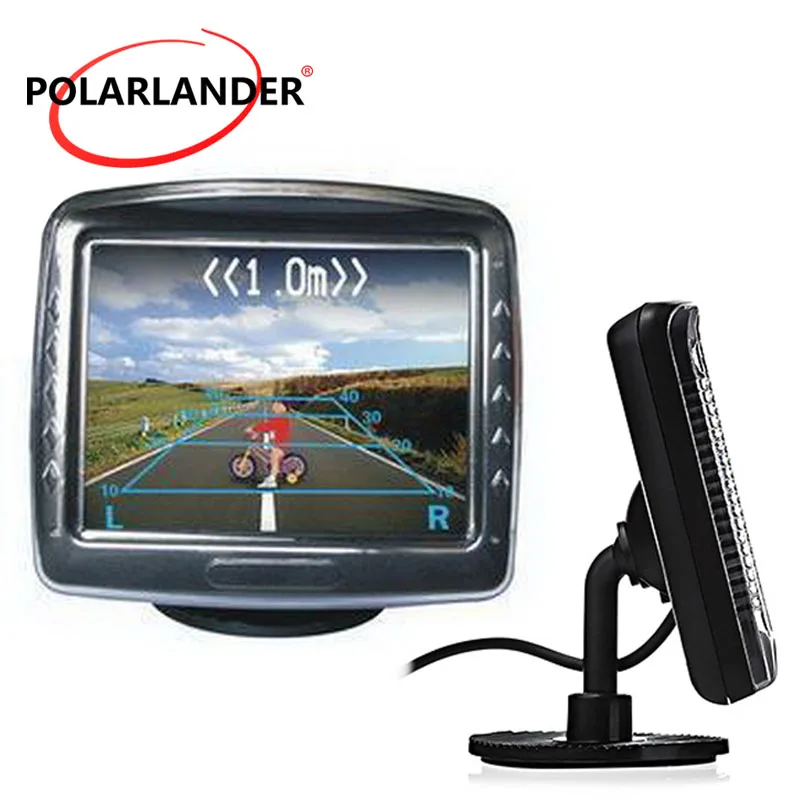 TET автомобильный монитор 3,5 дюймов экран для камеры заднего вида помощь при парковке цифровой цветной маленький дисплей