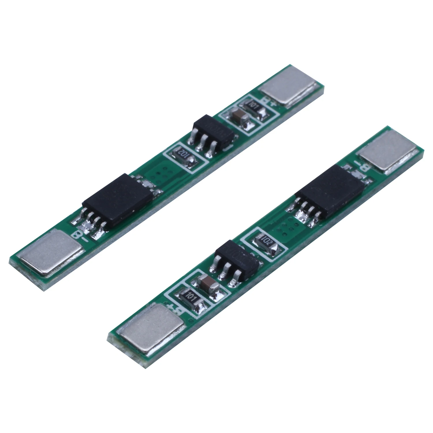 10 pcs 1S 3.7V 4A li-ion BMS PCM 18650 Battery Protection Board PCB for lithium ion li Double MOS |