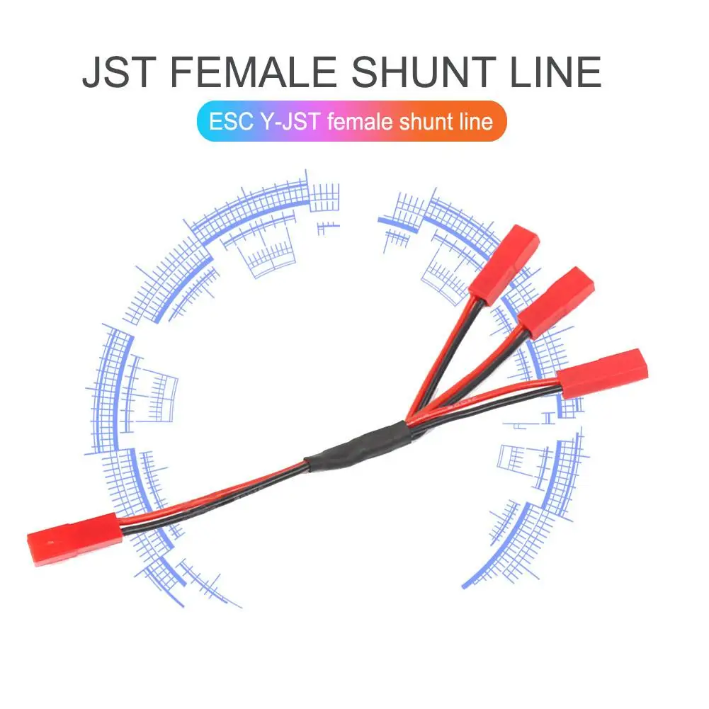 

RC Car ESC TRX-4 And Cable ESC Y-JST Female Shunt Line One For Two One One Three High Quality RC Car Toy Accessary