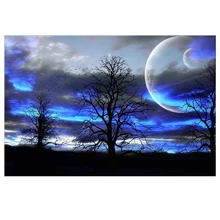 Фото на заказ! 5D DIY алмазная живопись, по номеру наборы ремесла и шитье крестиком, настенные наклейки для украшения гостиной, небо
