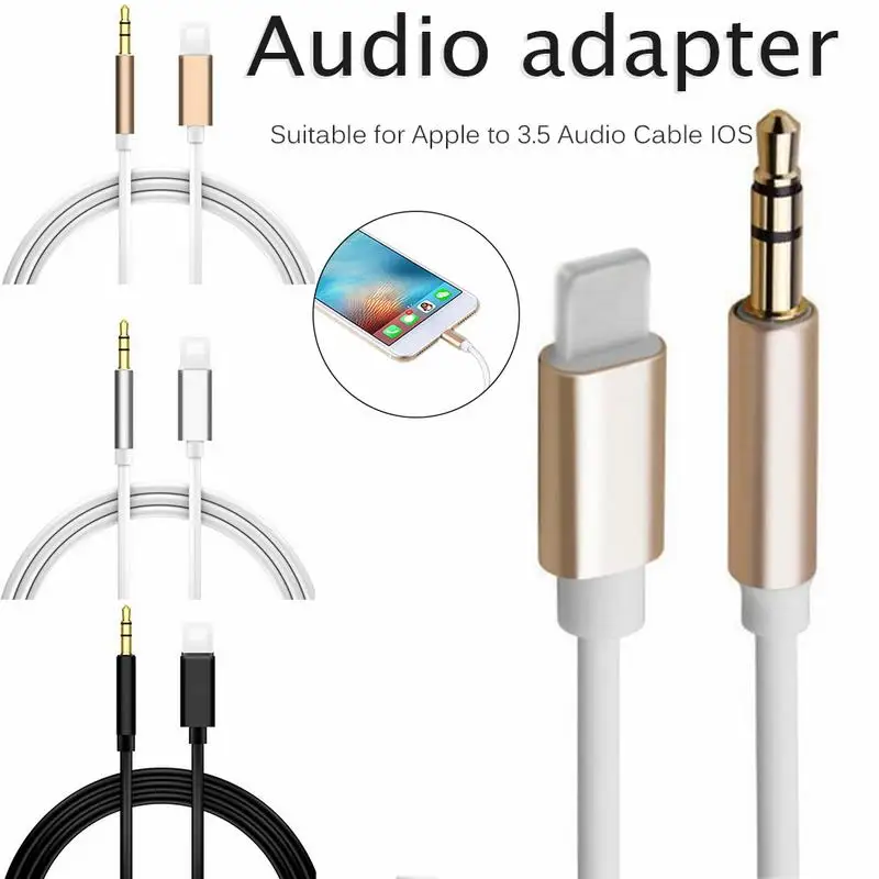 

High Quality Car Audio Adapter Cable Suitable For Apple To 3.5 Audio Cable IOS