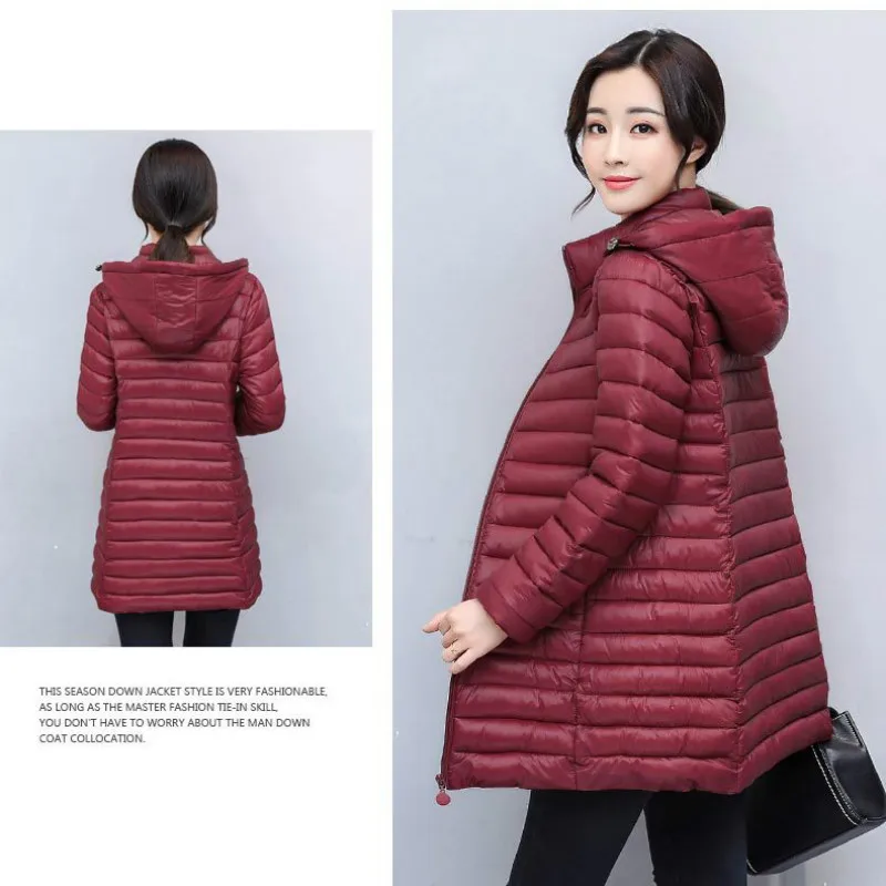 Big Size 4xl Winter Women Parkas 2018 New Ultra Light Duck Down Jackets Preppy Stylish Student Portable Overcoat Puffer Jacket