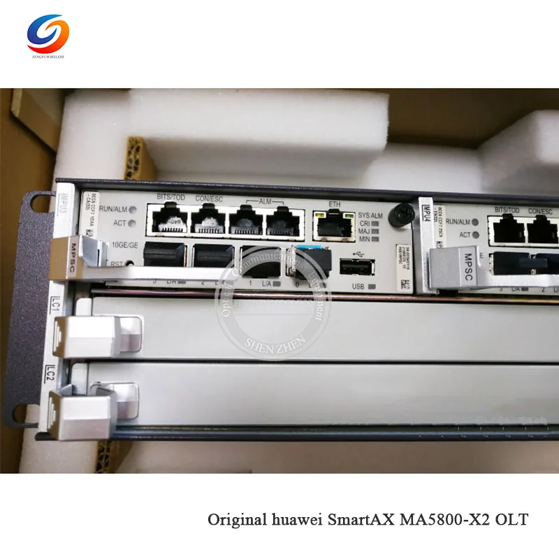 Huawei small OLT MA5800 X2 с 1 * MPSC 10G контрольной платой и интегрированными платами (с 2*10G