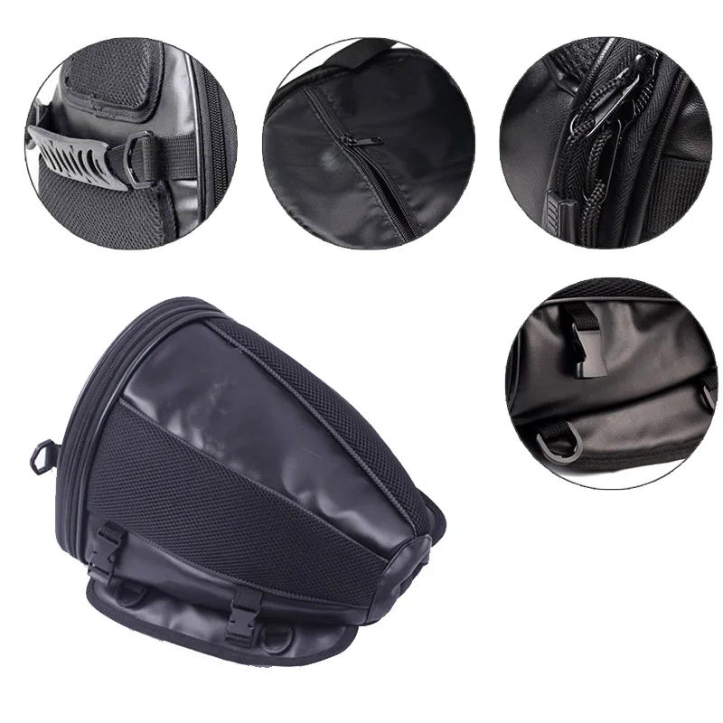 Luggage Side Tail Bag Saddlebag Parts Accessories Motorcycle Back Seat Carry Bag