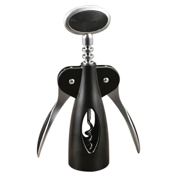 

Stainless Steel Red Wine Bottle Opener Professional Handle Pressure Corkscrew Red Wine Opener Kitchen Bar Tool