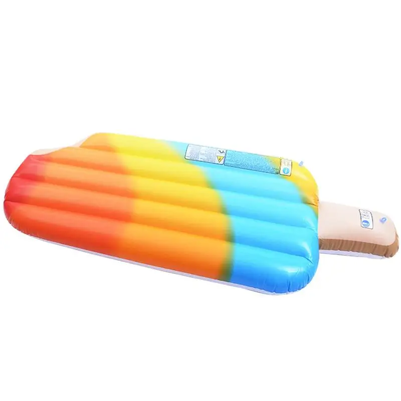 

PVC Inflatable Floating Row Cartoon Ice Cream Floating Bed Adult Water Games Sunbathing Floating Chair Inflatable Cushion