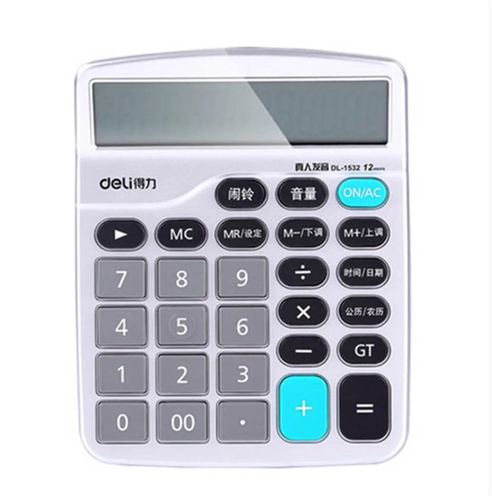 12 أرقام حاسبة صوت للمدرسة مكتب حساب 12 أرقام حاسبة صوت للمدرسة مكتب حساب