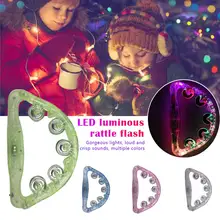 Светодиодный флэш-погремушка Glow вечерние атмосфера реквизит Товары KTV многоцелевой Flash погремушка для всех видов лицам и показывает