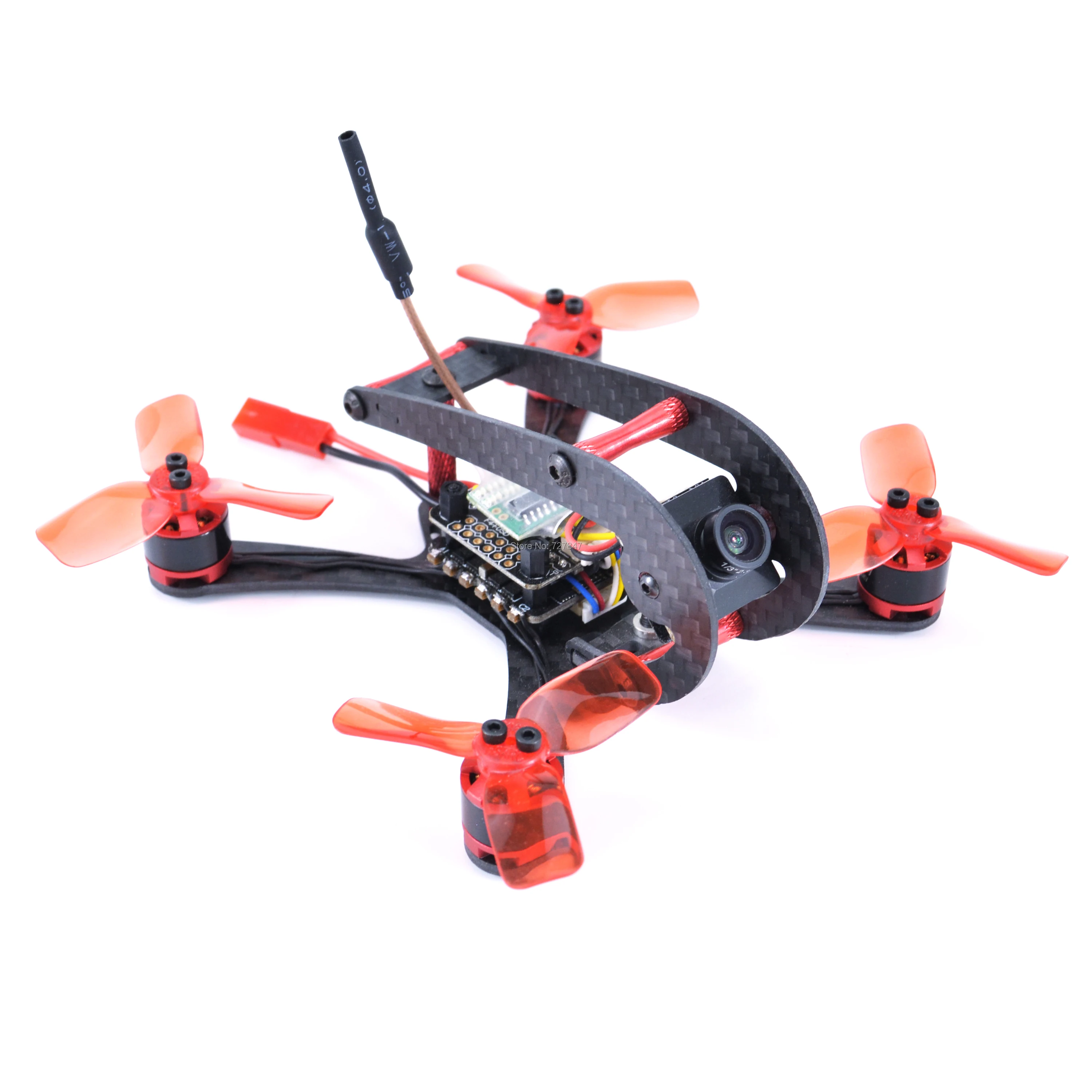 Квадрокоптер FPV X118 карбоновый мини с рамкой 118 мм F3/F4 Flytower 1104 мотор 7500KV 700TVL камера