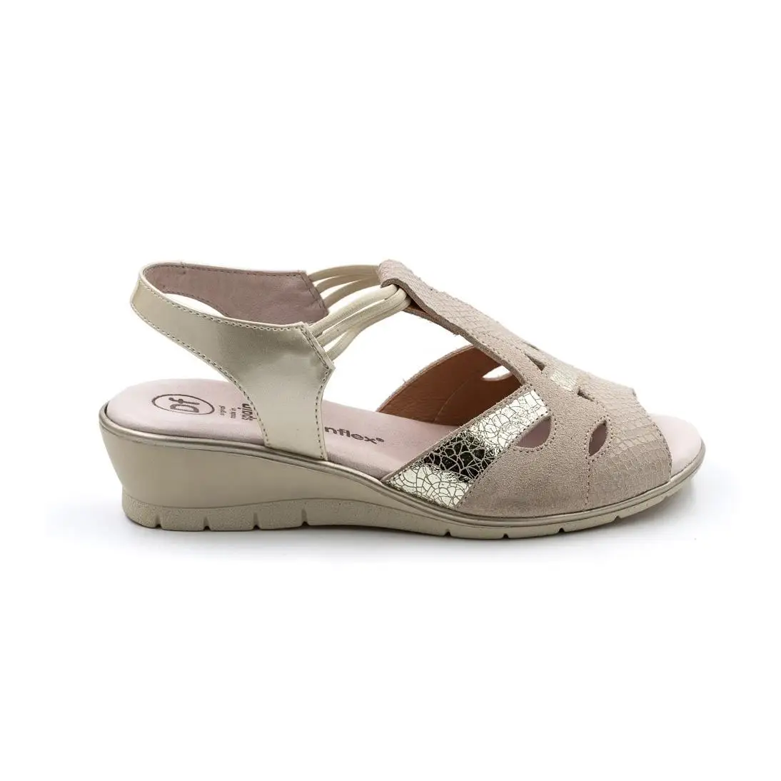 DESCANFLEX WOMAN NUBUCK SANDALS CUNA |Боссоножки и сандалии| |