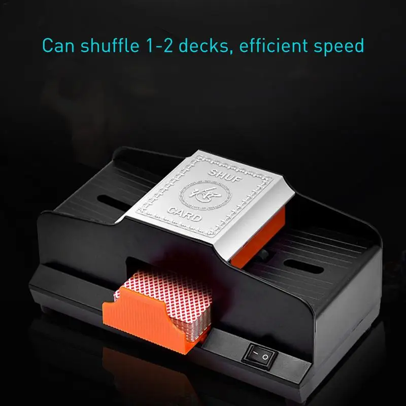 Новые настольные игры Автоматическая карточка для покера Shuffler на батарейках