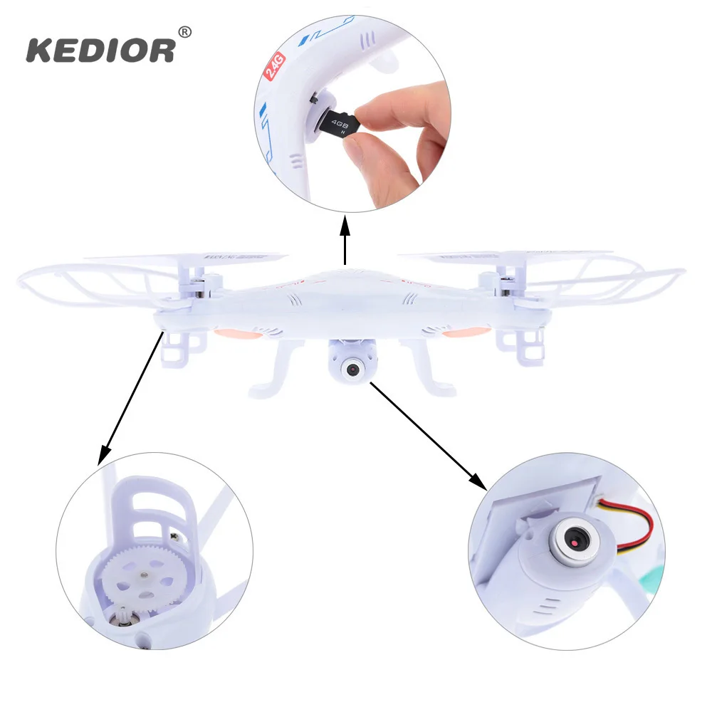 SYMA RC Quadcopter X5C X5C-1 Drone With Camera HD 2.4GHz 4CH 6-Axis Gyro RC Helicopter RTF FPV Dron