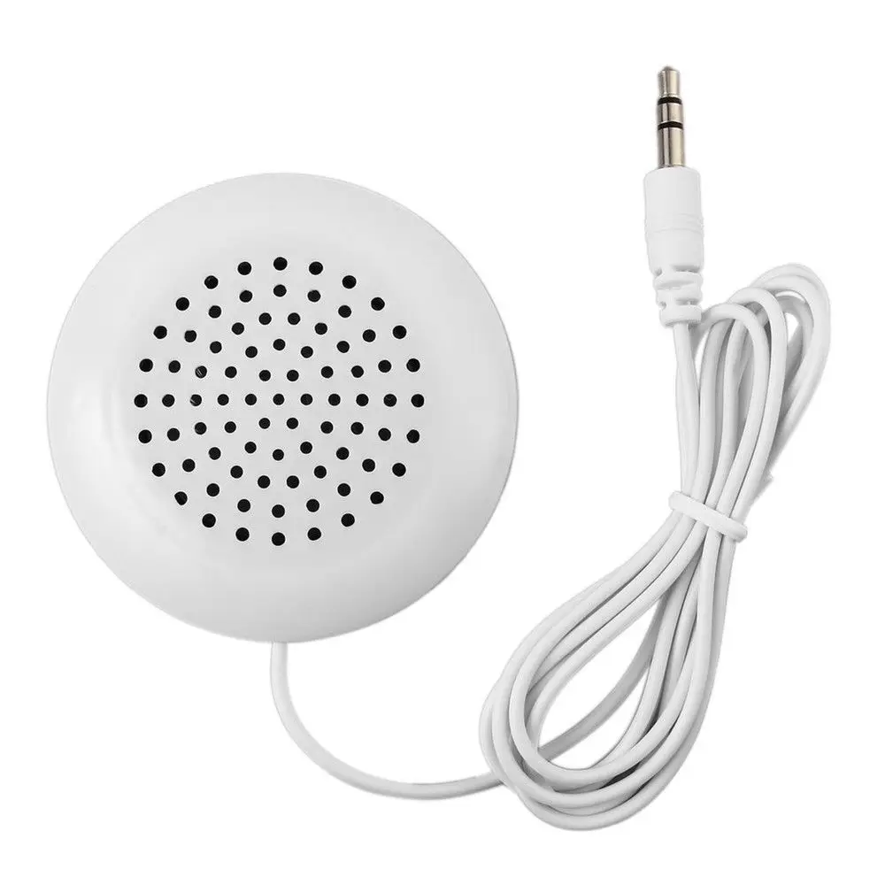 Мини Белый 3 5 мм Подушка динамик для iPhone iPod CD Радио MP3 плеер GL|Портативные колонки|