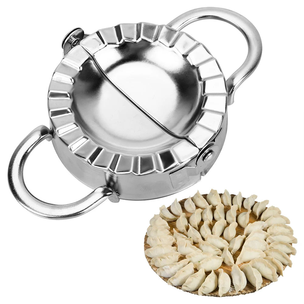 

Stainless Steel Dumpling Maker Gyoza Mold Wrapper Dough Cutter Dumpling Mould Pastry Tools Pastry Tools
