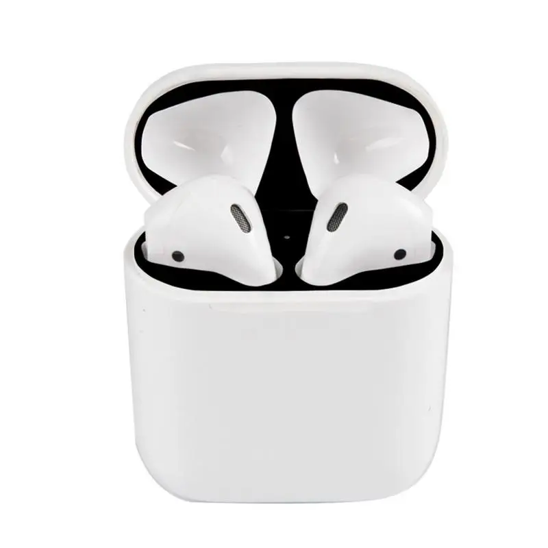 Беспроводные Bluetooth Стикеры для гарнитуры пленка Apple AirPods Пылезащитная внутри