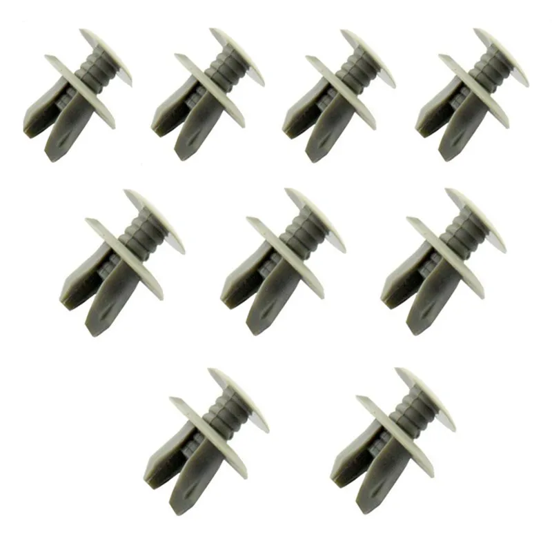 

10Pcs/set Auto Bumper Fastener Hole Rivet Retainer Push Engine Cover Car Door Trim Panel Clip Fasteners for Volkswagen T4 T5