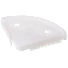 Plastic Bathroom Shelf Qrganizer Snap Up Corner Shelf Caddy Corner Shelf Shower Storage Wall Holder Shampoo Holder zhangji bathroom shelf qrganizer snap up shelf corner shelf caddy bathroom plastic corner shelf shower storage wall holder