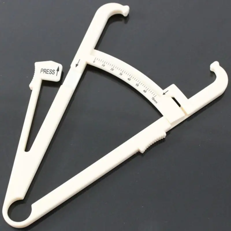 

1pcs Body Fat Tester Analyzer Fat Measuring Clamp Sebum Fat Caliper Charts Skinfold Thickness Gauge Fitness R3