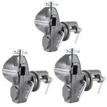 Тяжелый скамья Мини Клещи 50/60/70 мм тиски Настольный зажимной инструмент плоская челюстная Настольный зажим с наковальня настольные тиски