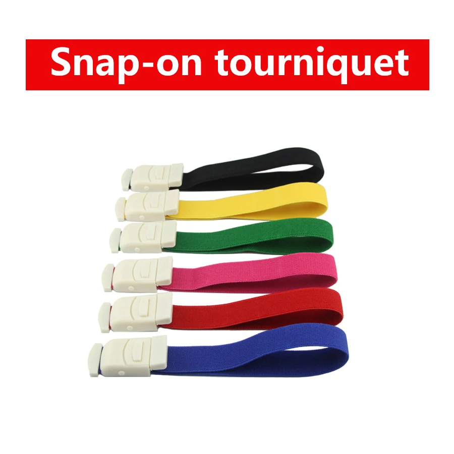 

Portable First Aid Tourniquet Snap Type Medical One Hand Tourniquet Quick Slow Release Buckle Outdoor Hiking Tourniquet Strap