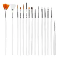 Инструменты для дизайна ногтей украшение Стразы кисть для точечного нанесения Ручки Губка для ногтей штамп резьба маникюрные ногти "сделай сам" аксессуары