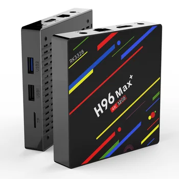 

H96 Max Plus RK3328 Android 8.1 TV Box 4GB RAM 32GB ROM USB3.0 Smart Set-top Box Support HD Netflix 4K Media Player