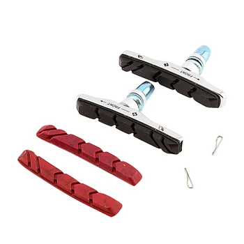 

soldier 1 Pair Mountain Road Bike Bicycle Brake Pad Rubber Shoes Replacement Durable Bicycle V Brake Pads Holder Cycling Acces