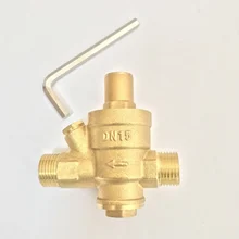 G1/" наружная резьба высокая температура регулируемый редукционный клапан без манометра из латуни H59