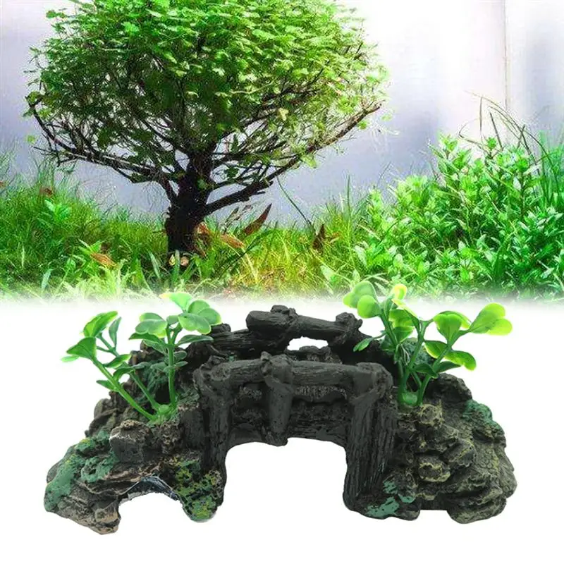 

1 Pcs Mini Outdoor Simulated Stone Arch Bridge Fairy Garden Miniatures Resin Ornaments Micro Landscape Home Garden Decoration